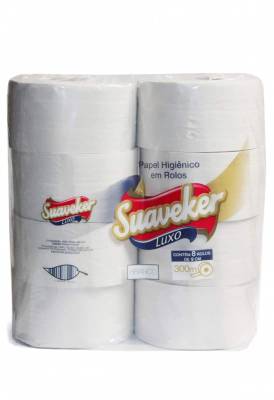 Papel Higiênico Rolão Suaveker 300m - Foto 1