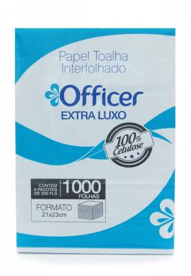Papel Toalha Interf Officer Extra Luxo 20x21cm - Foto 1