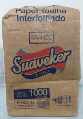 Papel Toalha Interf Suaveker Luxo 20 x 21 cm - Foto 1
