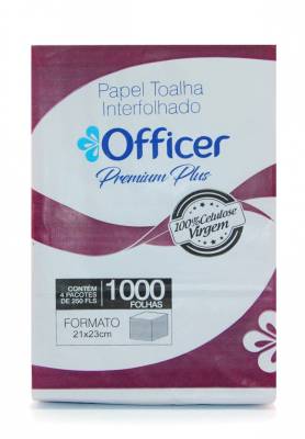 Papel Toalha Interf Officer Premium Plus 21x23 cm - Foto 1