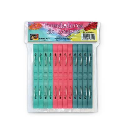 Prendedores de plástico para roupas 24 un Arqplast - Foto 1