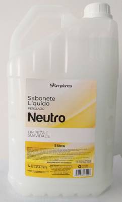 Sabonete Líquido Perolado Neutro Branco 5L - Foto 1