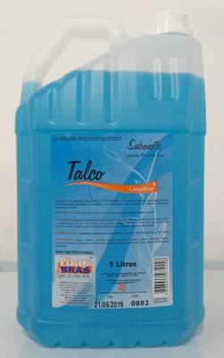 Sabonete Líquido Pronto Uso Talco 5L Limpbras - Foto 1