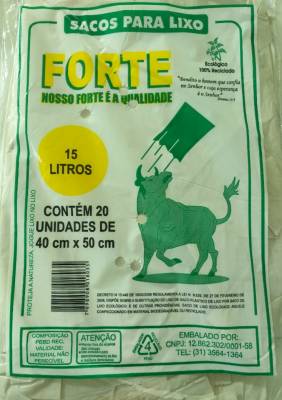 Saco para lixo almofada 15 L - Foto 1