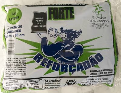 Saco para lixo almofada 060 L reforçadão - Foto 1