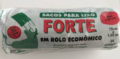 Saco para lixo em rolo econômico 100 L - Foto 1