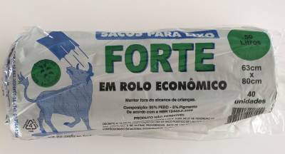 Saco para lixo em rolo econômico 050 L - Foto 1