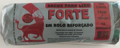 Saco para lixo em rolo reforçado 100 L Mini - Foto 1