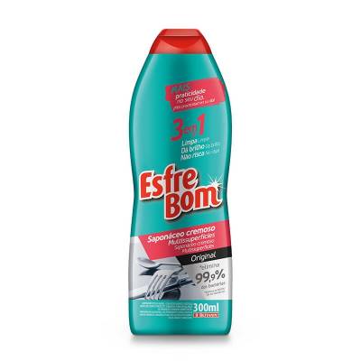 Saponáceo Cremoso Esfrebom 300ml - Foto 1