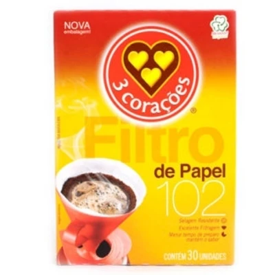 FILTRO DE PAPEL TRÊS CORAÇÕES 102 - Foto 1