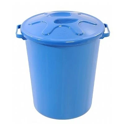 LIXEIRA PLÁSTICA 100LT JSN AZUL - Foto 1