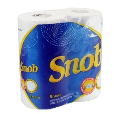 PAPEL TOALHA SNOB 2ROLOS - Foto 1