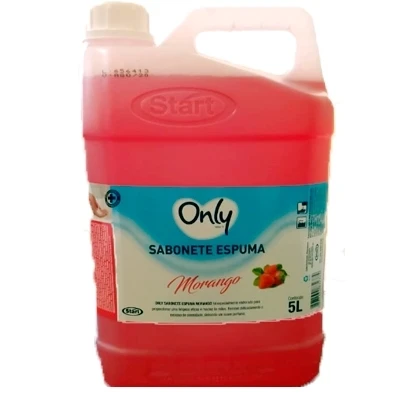 SABONETE LÍQUIDO ESPUMA START MORANGO 5LT - Foto 1