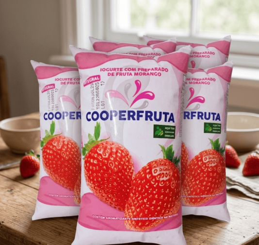 Iogurte sabor morango - Foto 1