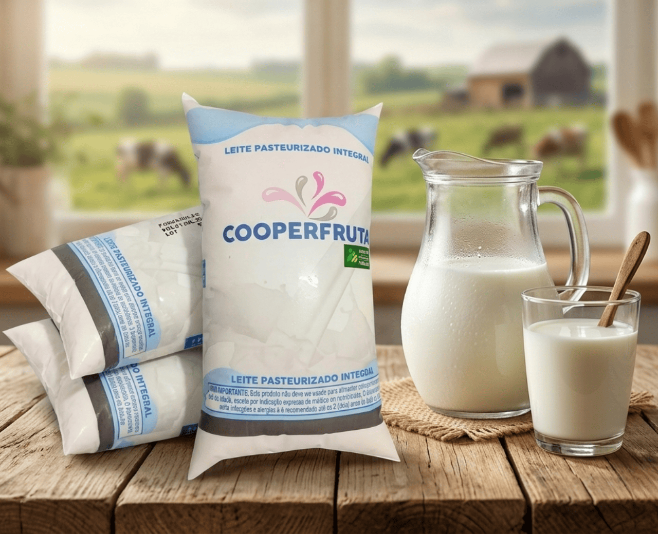 Leite Pasteurizado Integral - Foto 1