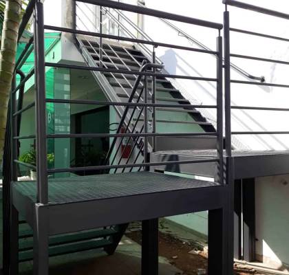 Escada rampa - Foto 1