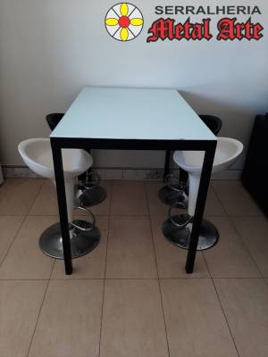 Mesa em metalon - Foto 1