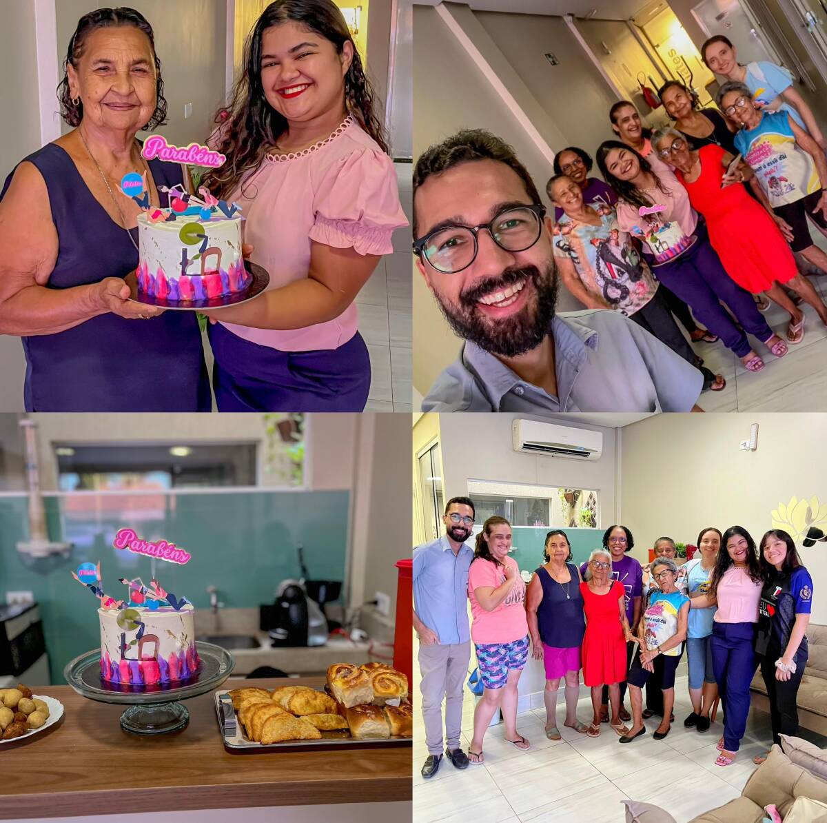 Aniversários Dra. Lorena e paciente Dona Irene