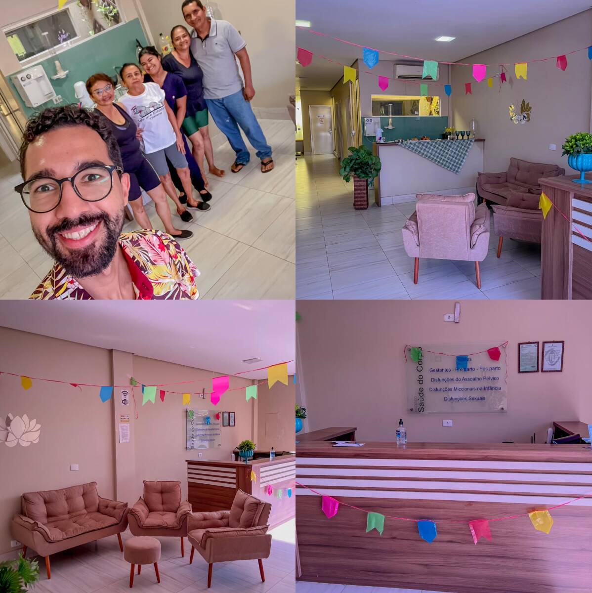 Primeiro Arraiá Espaço Saúde do Corpo