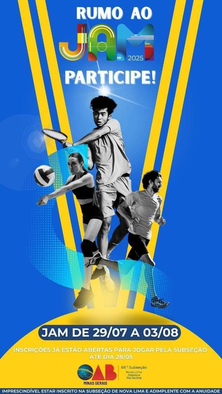 JAM 2025 – Inscrições Abertas!