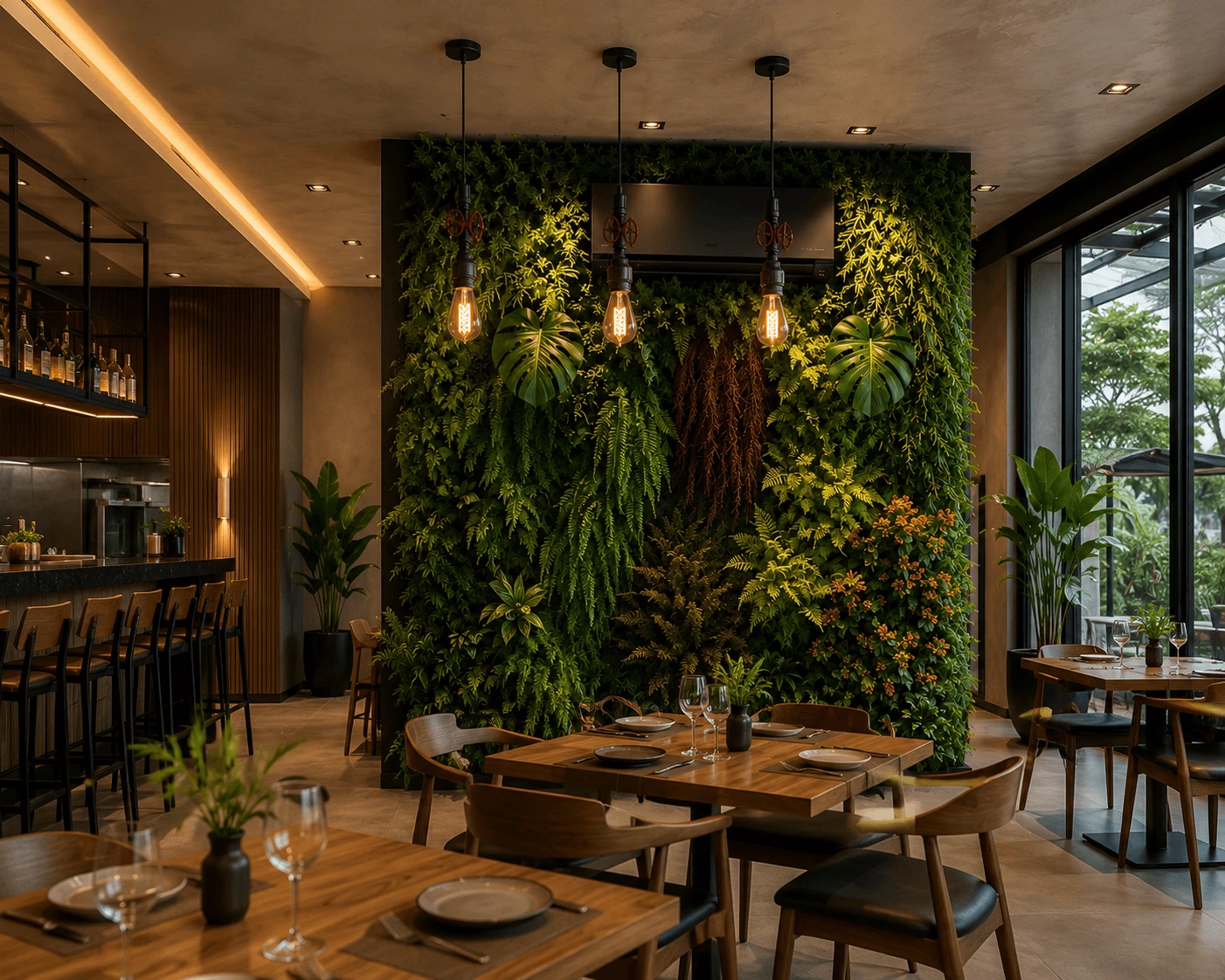 Jardins Verticais para Restaurantes - Foto 1