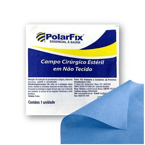 Campo Cirúrgico Estéril em Não Tecido 75x75cm - Foto 1