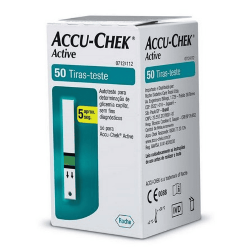 Tiras Reagentes p/ Aparelho Glicose - Accu-Chek - Foto 1