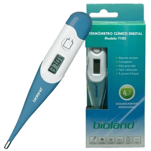 Termômetro Clínico Digital Flexível - Bioland - Foto 1