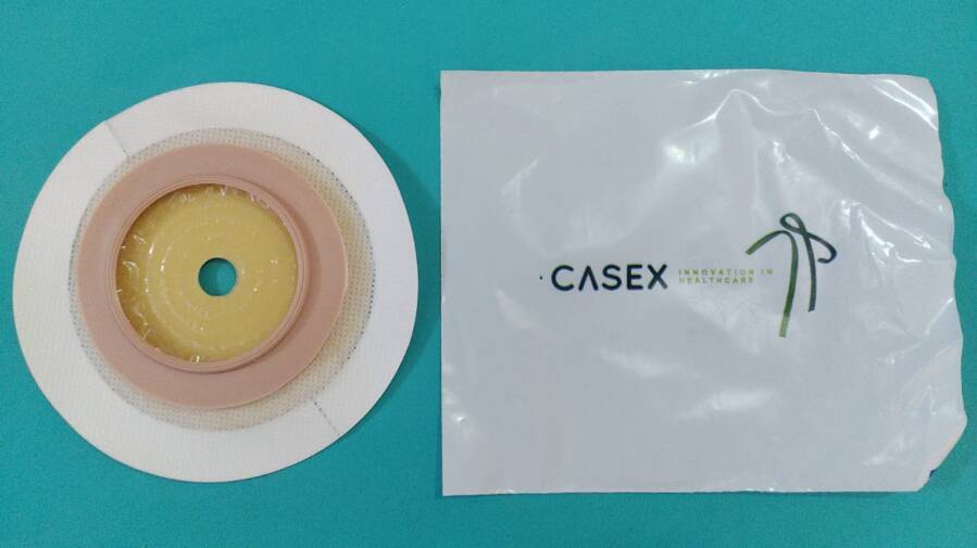 Placa Flexível Para Bolsa De Colostomia 44mm - Foto 2