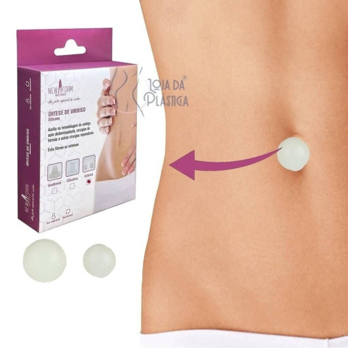 Órtese para Umbigo - Silicone - Foto 1