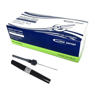 Agulha desc. 25x0,7 para coleta de sangue a vácuo - Foto 1
