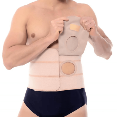 Faixa Elástica para Bolsa de Colostomia - Flambé - Foto 1