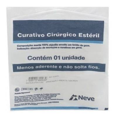 Gaze Algodonada 10x50cm - Foto 1