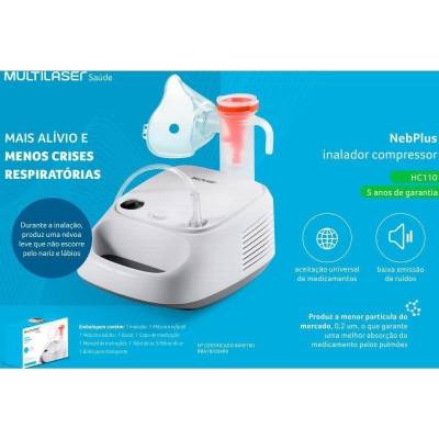 Inalador Compressor Multilaser - Foto 1