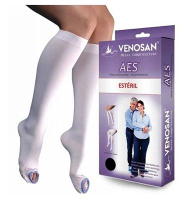Meia de Compressão - AES - Antitrombo/antiembolia - Foto 1