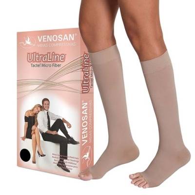 Meia de Compressão - Ultraline Venosan - AD Joelho - Foto 1