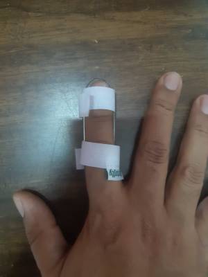 Tala PVC para dedo - Foto 1