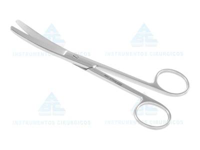 Tesoura Cirúrgica Curva Romba Romba - Foto 1