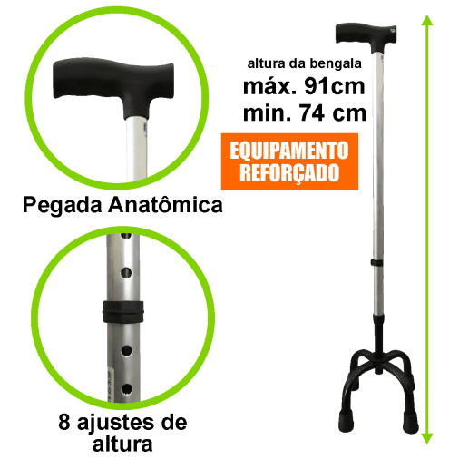 Bengala de 4 Pontas - Foto 1