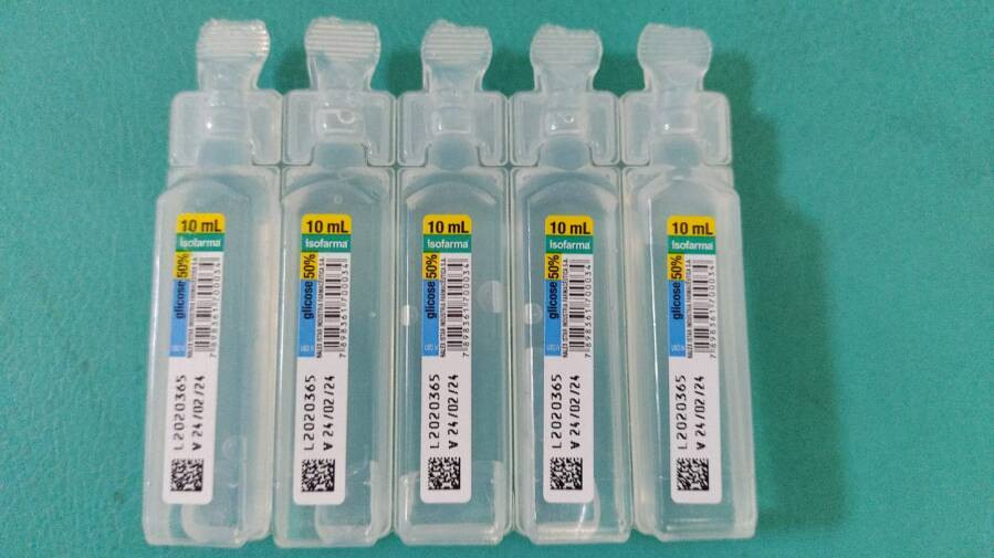 Glicose 50% - Blister de 10ml - Foto 1
