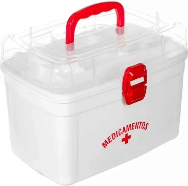 Maleta para Medicamentos 28x18,8x19,8cm - Foto 1