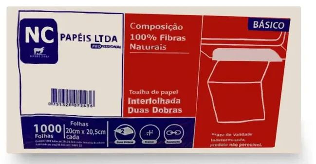 Papel Toalha Suaweker - Pacote c/ 1000 - Foto 1