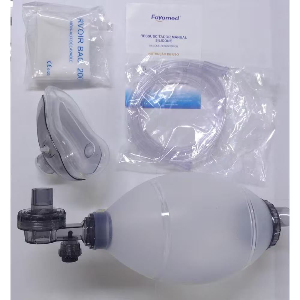 Reanimador Manual Ambu Silicone - Foto 3