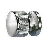 Botão francês em metal cromado - Foto 1