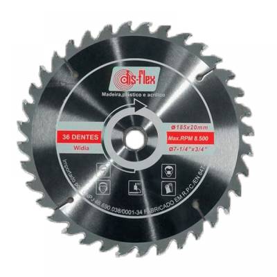 Disco de Serra Circular Widia 7.1/4X20X36D - Foto 1