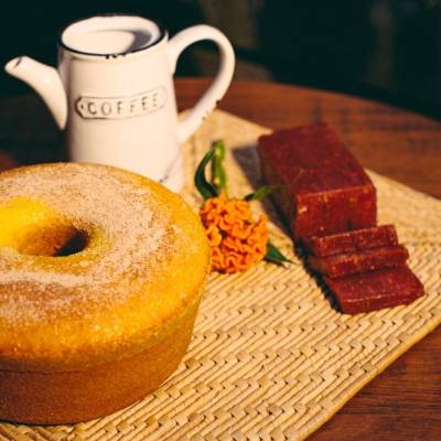 Broa de Fubá com Goiabada - Foto 1