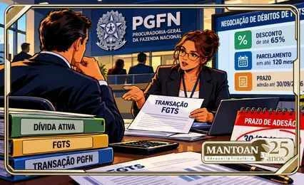 PGFN abre negociação de débitos de FGTS inscritos em dívida ativa: veja descontos, parcelamento, etc