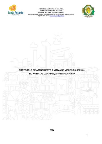 PROTOCOLO DE ATENDIMENTO À VÍTIMA DE VIOL. SEXUAL - Foto 1