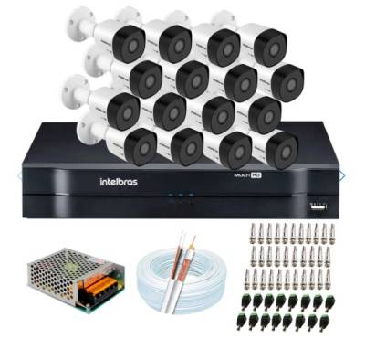 Kit 16 Câmeras Intelbras - Foto 1