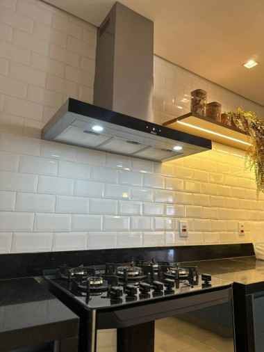 coifa de parede em aço inox 90cm - Foto 1